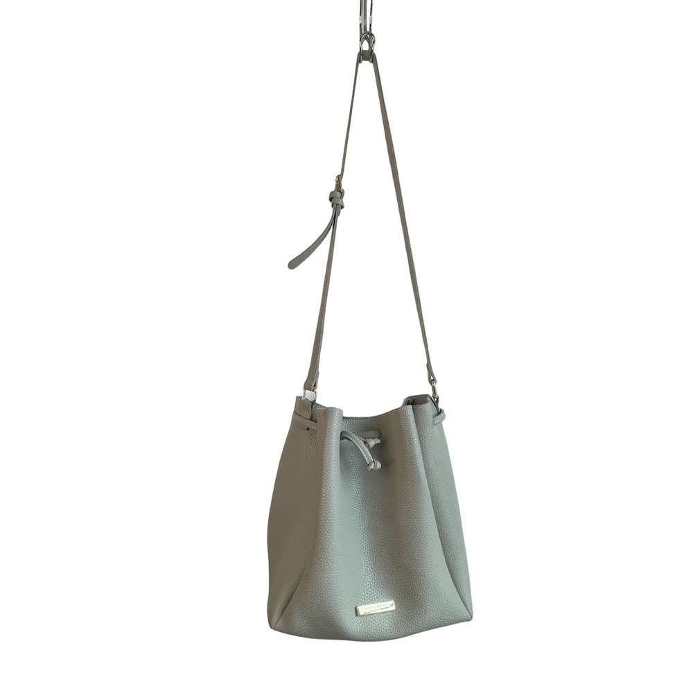 Katie Loxton London Gray Faux Leather Chloe Bucket Bag Shoulder Bag - Picture 6 of 10
